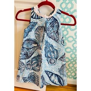 Girls Size Large Lilly Pulitzer Stuffed Shells Dress